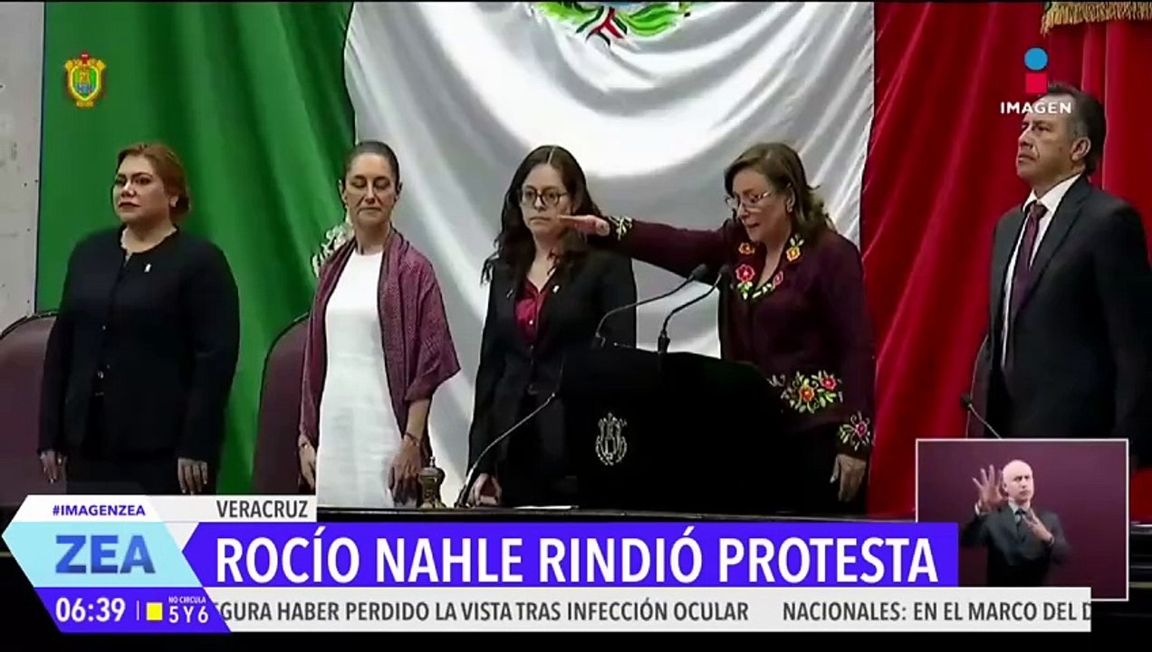 Rocío Nahle rinde protesta como gobernadora de Veracruz
