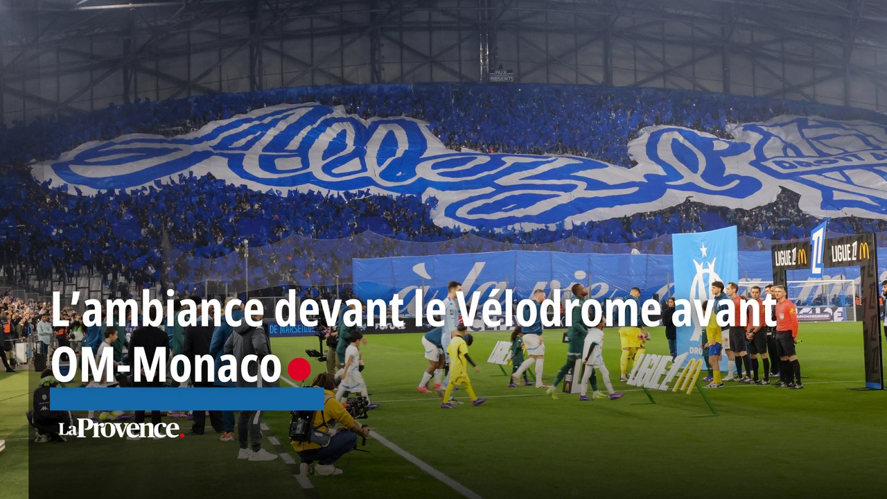 "Allez l’OM allez !" L’ambiance devant le Vélodrome avant OM-Monaco