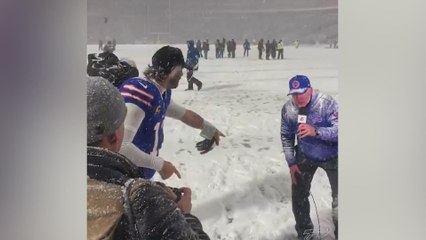 McDermott and Allen ignite frenzy with wild victory snow angels