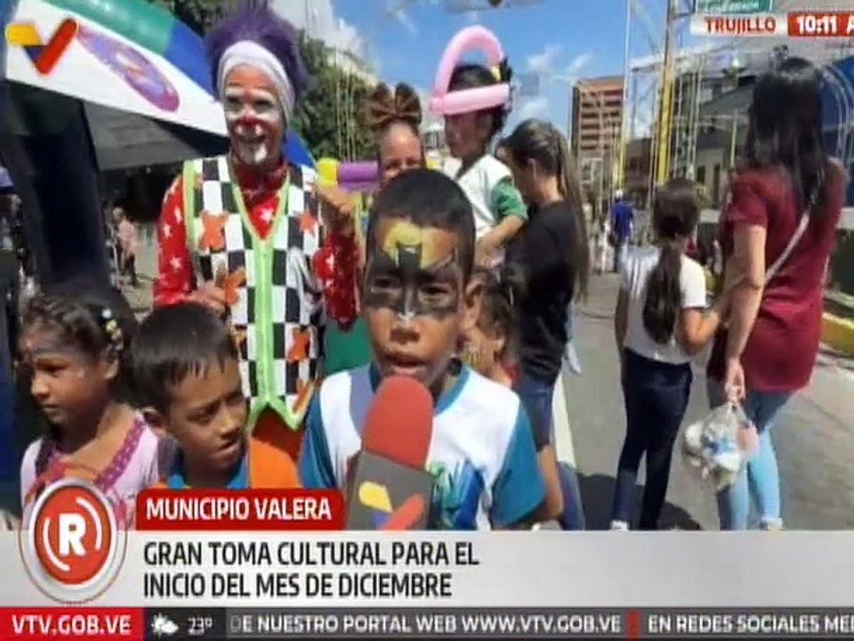 Familias de Trujillo inician el mes de diciembre con actividades recreativas y culturales