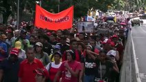 El chavismo celebra en Caracas una manifestación 