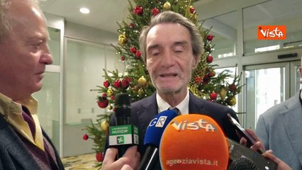 Fontana inaugura il Presepe di Natale al Pirellone: "Vogliamo ricordare le nostre tradizioni"