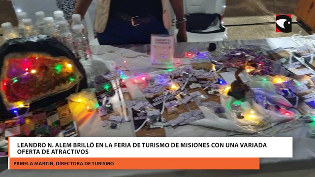 Leandro N. Alem brilló en la Feria de Turismo de Misiones con una variada oferta de atractivos