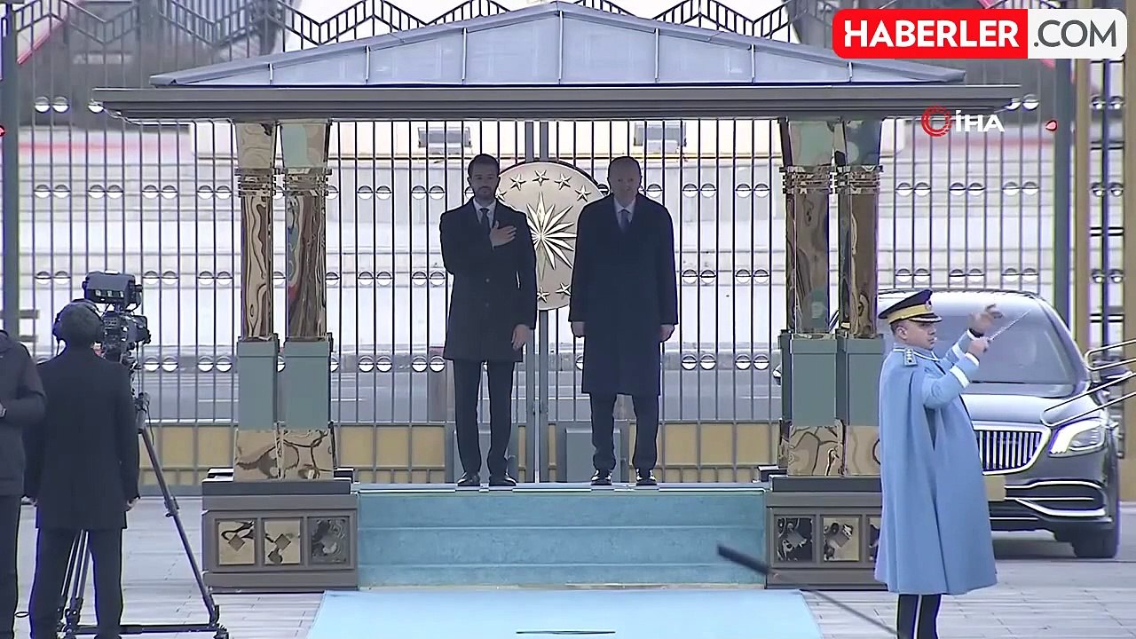 Cumhurbaşkanı Erdoğan, Karadağ Cumhurbaşkanı Milatoviç'i resmi törenle karşıladı