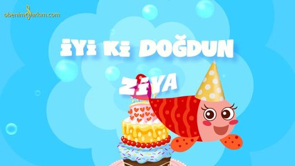 İyi ki Doğdun ZİYA - İsme Özel Kırmızı Balık Doğum Günü Şarkısı