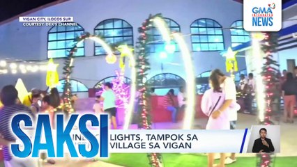 Tunnel of lights, tampok sa Christmas village sa Vigan | Saksi