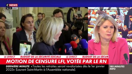 Michel Barnier déclenche le 49.3 : "Nous voterons la censure", confirme Marine Le Pen