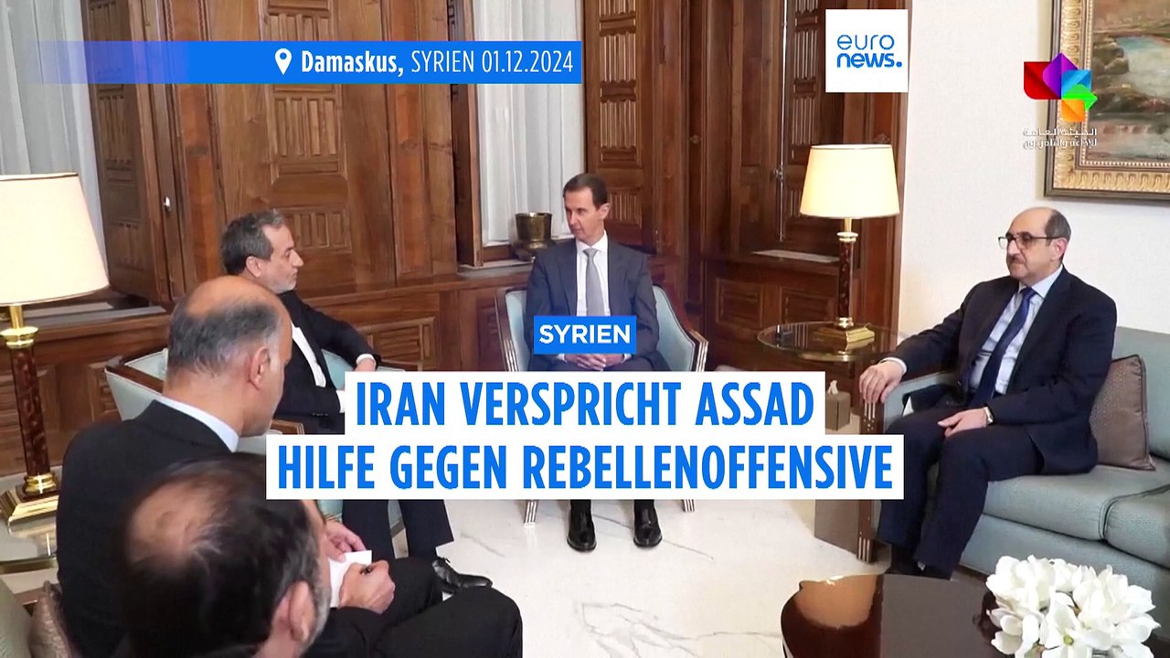 Syrien: Iran sagt Assad Unterstützung gegen Rebellenoffensive zu