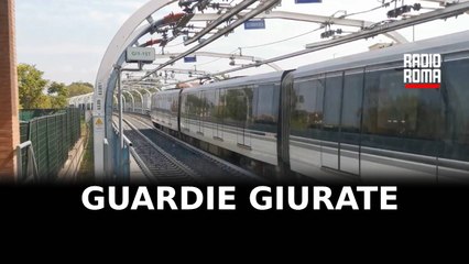 Metro C, arrivano le guardie giurate H24