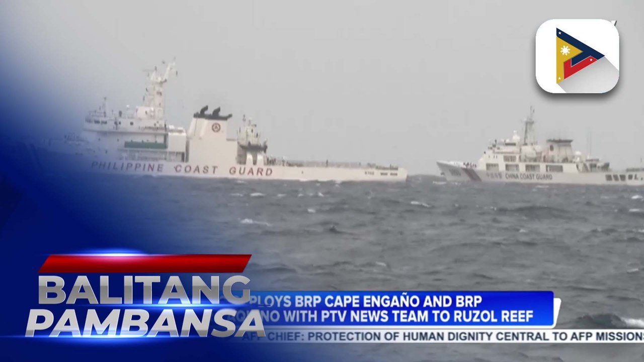 PCG deploys BRP Cape Engaño and BRP Melchora Aquino to Ruzol Reef;