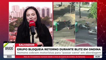 EM SALVADOR: GRUPO FAZ PEDÁGIO PARA LIVRAR MOTORISTAS DE BLITZ