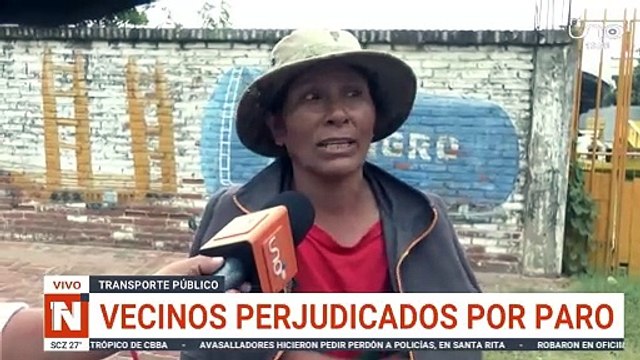 Vecinos perjudicados por paro de micreros