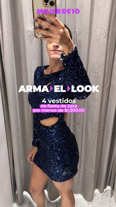 Arma el look: 4 vestidos de Zara para fiesta por menos de $1500 ✨