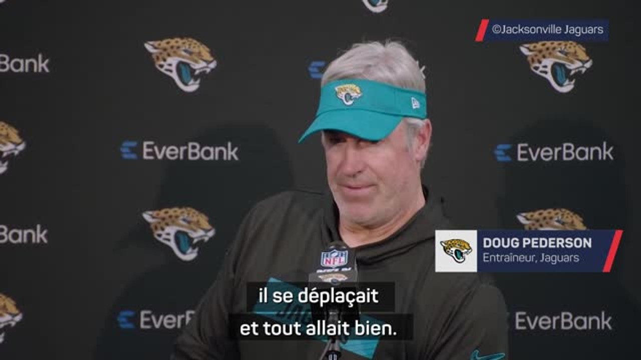 Jacksonville Jaguars - Après la frayeur, Pederson rassurant pour Lawrence