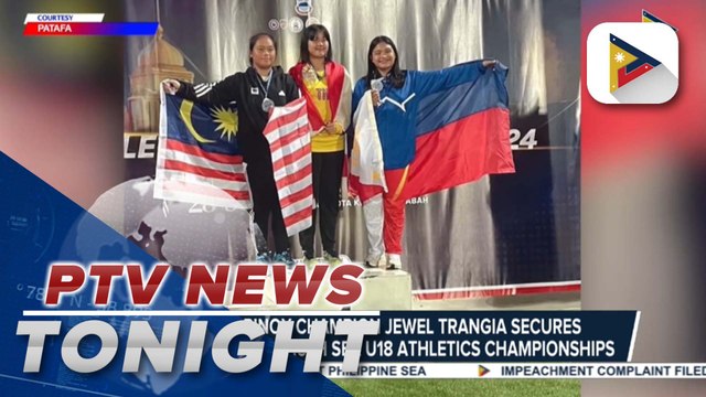 Batang Pinoy champion Jewel Trangia secures bronze medal at 16th SEA U18 Athletics Championships