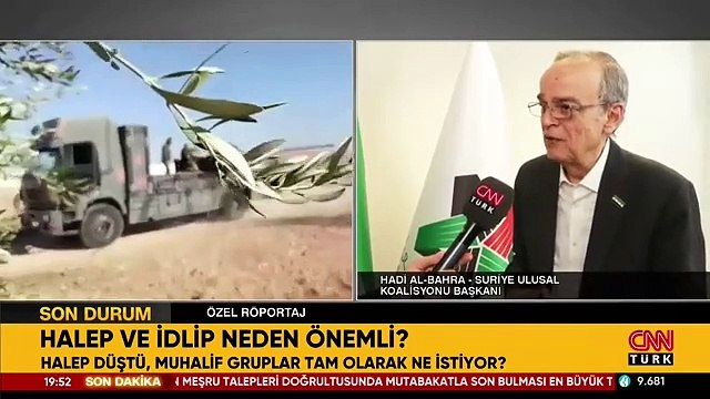 Halep ve İdlib neden önemli? Suriye Ulusal Koalisyonu Başkanı merak edilenleri CNN TÜRK'te anlattı