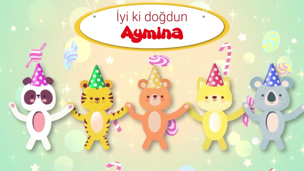 İyi ki Doğdun AYMİNA - İsme Özel Çocuk Doğum Günü Şarkısı