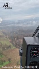 emGAZELA H-45 (SA342) Soko - Preko polja Prelet Dan OS BiH S24+ 2024