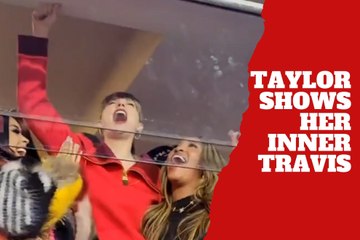 Taylor Swift channels her inner NFL player thanks to Travis Kelce