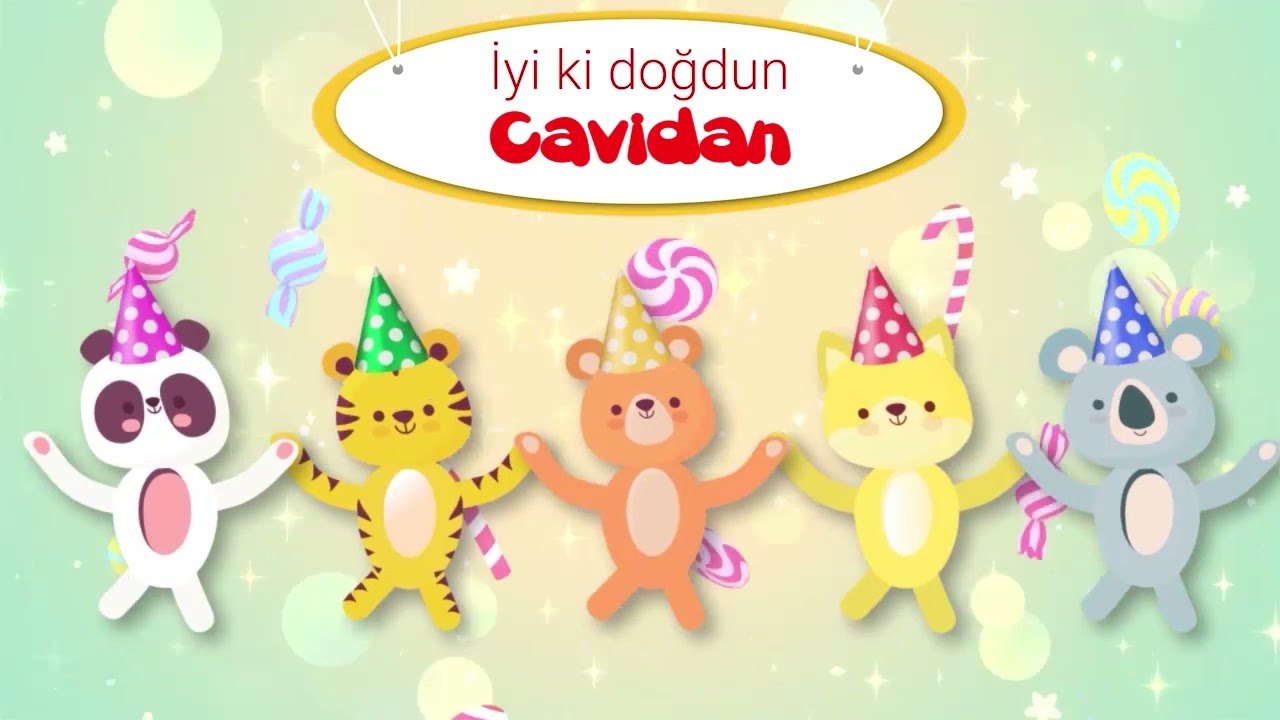 İyi ki Doğdun CAVİDAN - İsme Özel Çocuk Doğum Günü Şarkısı