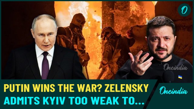 Zelensky Accepts Defeat to Putin? Ukrainian Army Powerless To Push Back Russian Forces | Details