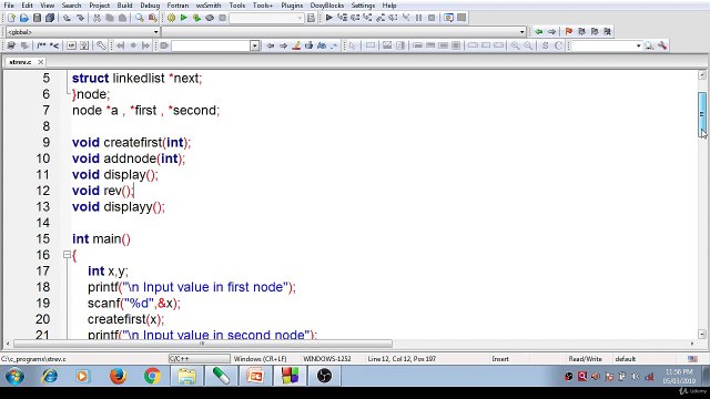 Learn Programming Technique C to Master Skills - Reverse Linked List Program