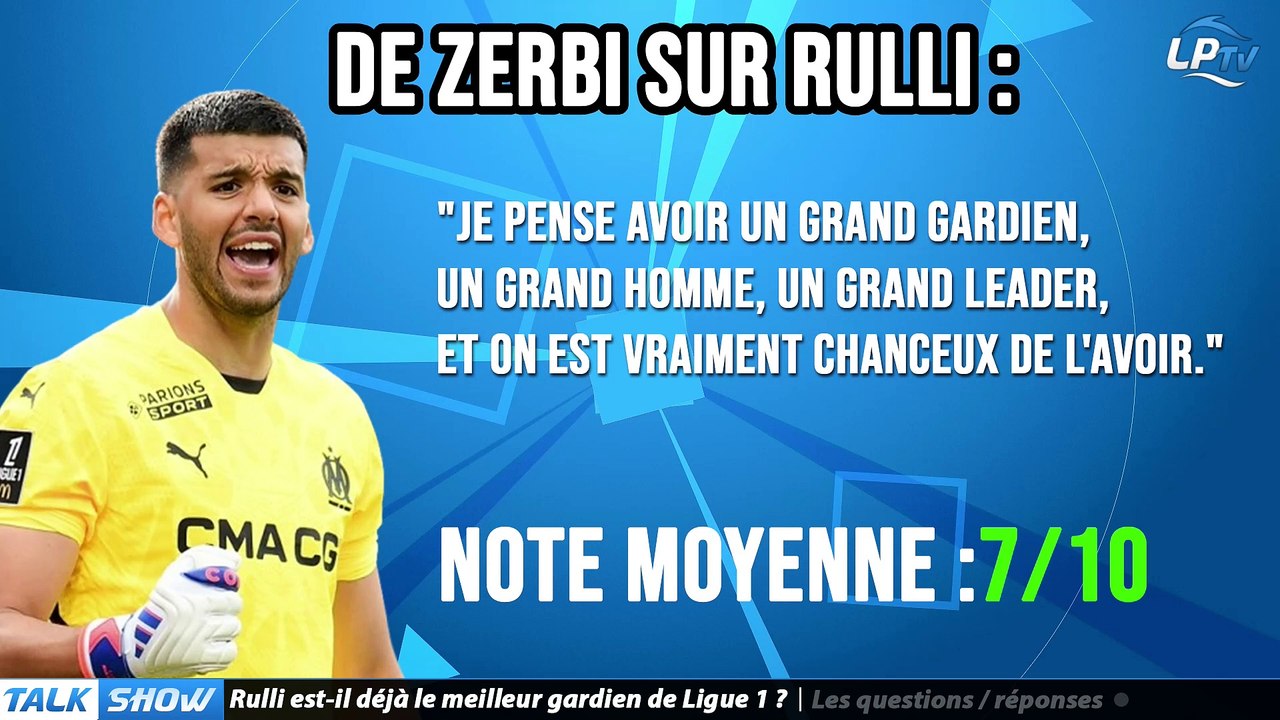 Talk Show partie 3 : Rulli est-il déjà le meilleur gardien de Ligue 1 ?