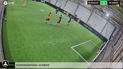 Faute de Gaetan M - FC GIRAFE