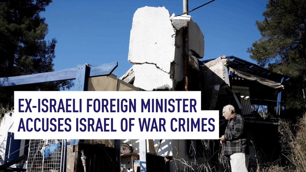 Ex-Israeli Foreign Minister Accuses Israel Of War Crimes