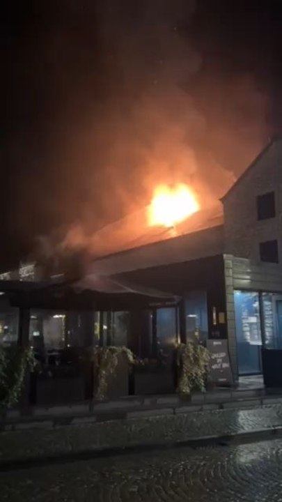 Un incendie s'est déclaré à l'hôtel "Le Sanglier des Ardennes" à Durbuy