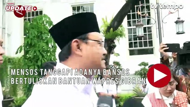 Adanya Bansos Bertuliskan ‘Bantuan Wapres Gibran’, Ini Tanggapan Mensos