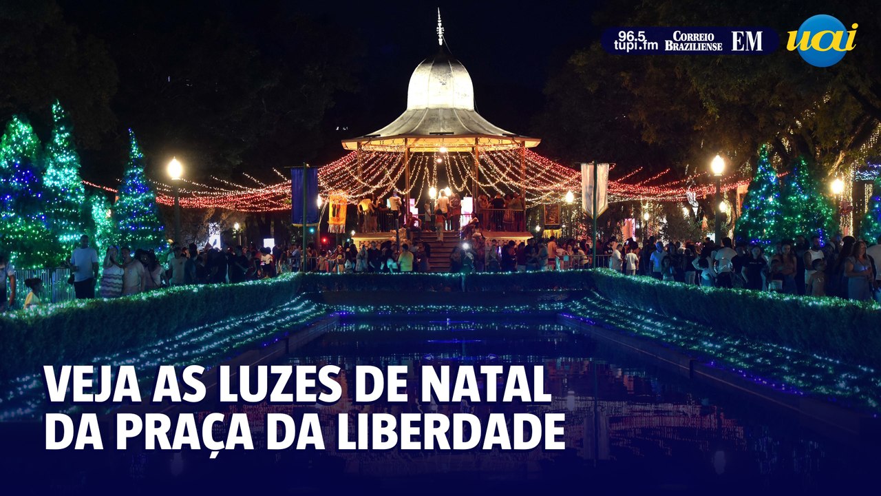 BH celebra Natal com iluminação especial na Praça da Liberdade