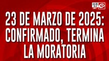 23 de marzo de 2025: confirmado, termina la moratoria para jubilarse