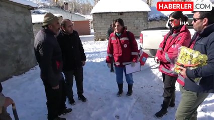 Van'da Kış Aylarında Aşı ve Küpe Çalışmaları Sürüyor