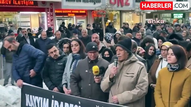 Van Emek ve Demokrasi Platformu Kayyum Atamalarına Karşı Protesto Düzenledi