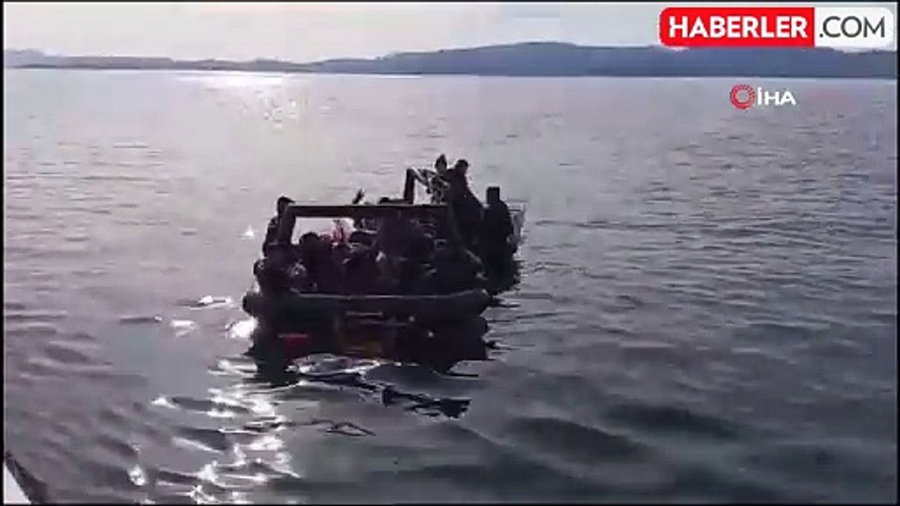 Yunan Unsurları Açık Denizde Göçmenleri Terk Etti, Türk Sahil Güvenliği Kurtardı