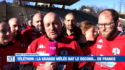 Les taxis bloquent Lyon / Firminy bat le record de France de mêlée pour le Téléthon / Les risques miniers passées à la loupe dans l'ondaine / 23è édition de BD Art à Rive-de-Gier