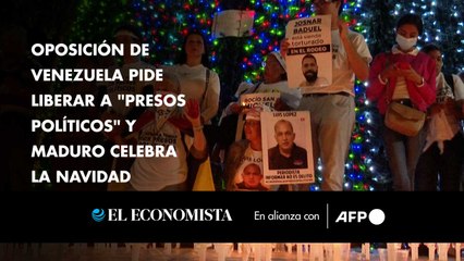 Oposición de Venezuela pide liberar a "presos políticos" y Maduro celebra la Navidad