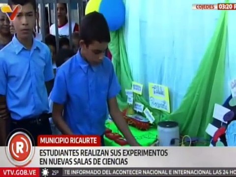 Cojedes | Estudiantes de la U.E. Fernando Figueredo son favorecidos con nuevas salas de ciencias