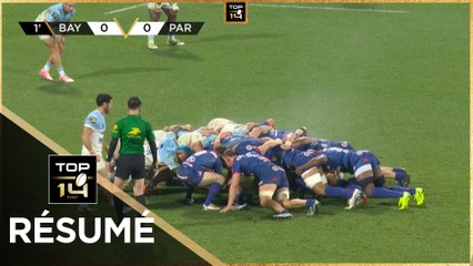 TOP 14 Saison 2024-2025 J10 - Résumé Aviron Bayonnais - Stade Français Paris
