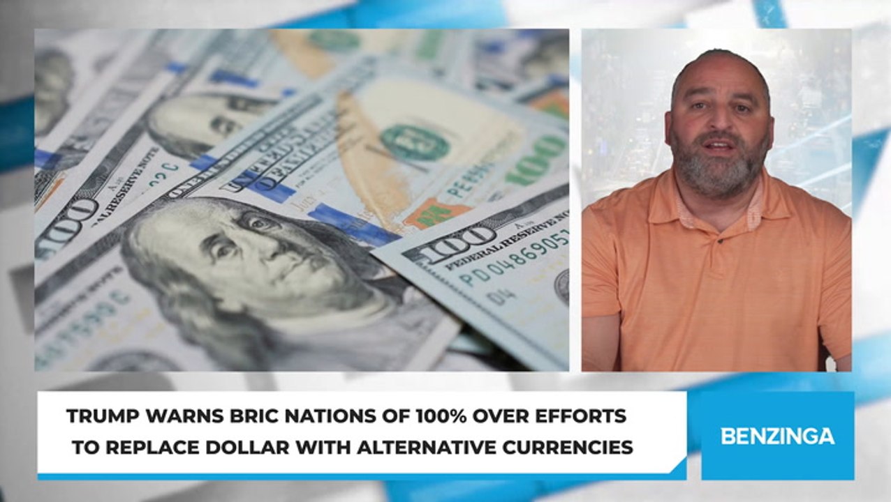 Trump Warns BRIC Nations Of 100% Over Efforts To Replace Dollar With Alternative Currencies