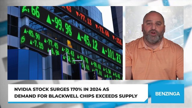 Nvidia Stock Surges 170% in 2024 As Demand For Blackwell Chips Exceeds Supply
