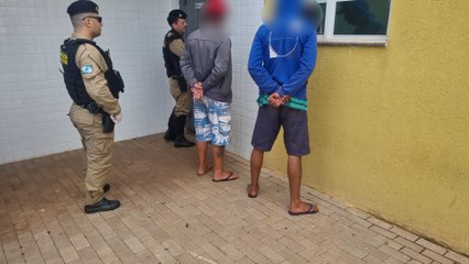 Dupla é detida pela PM no Centro de Cascavel