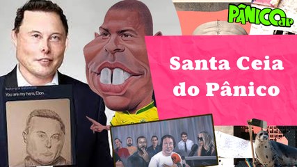 SAC DO PÂNICO: QUADRO DE ELON MUSK E RONALDO FENÔMENO TAMBÉM É ARTE?