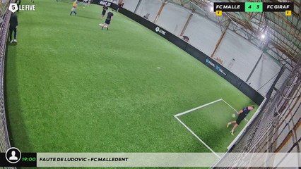 Faute de Ludovic - FC MALLEDENT
