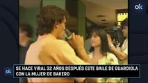 Se hace viral 32 años después este baile de Guardiola con la mujer de Bakero