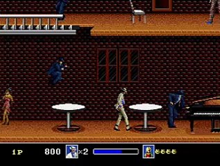 Michael Jackson's Moonwalker online multiplayer - megadrive