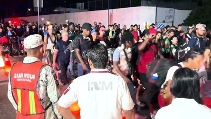 Caravana migrante busca llegar a EEUU antes de que asuma Trump