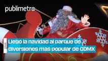 Llegó la Navidad al parque de diversiones más popular de CDMX