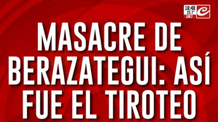 Masacre de Berazategui: escalofriantes detalles del homicidio